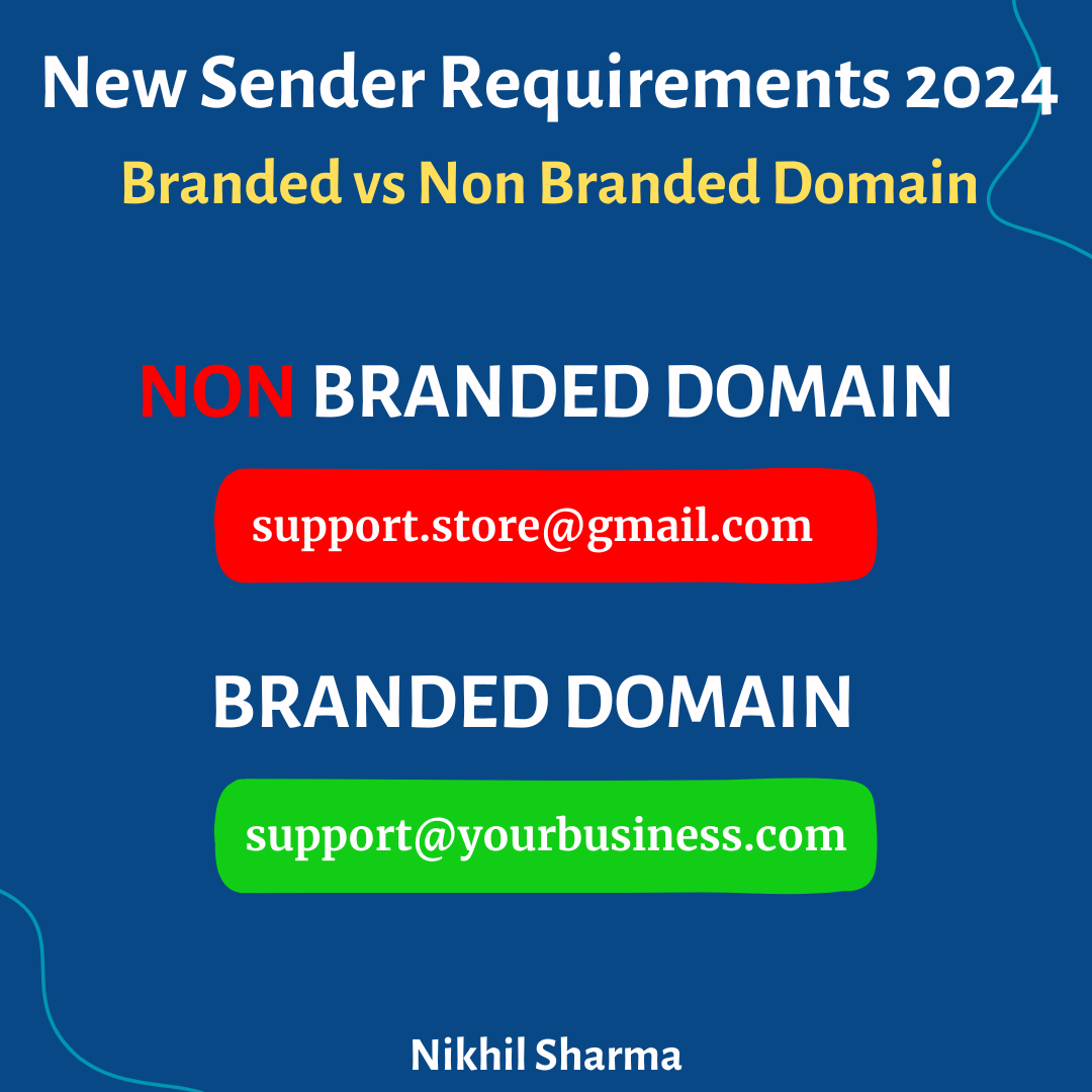 Email Sending Requirements - Branded vs Non Branded Domain
